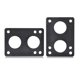 thumbnail image 3 of 2Pcs Skateboard Riser Pad Longboard Rubber Risers Pads & 2Pcs Hard Plastic Skateboard Risers 12mm L, 3 of 5