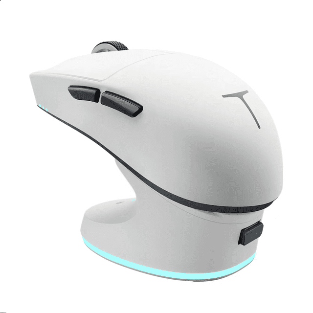Mouse Inalámbrico Recargable Gamer Dpi30000 Malubero Blanco