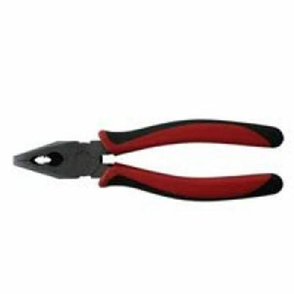 Solid Joint Linemans Pliers, 8 in. Length, Matte Finish Cushion Grips Handle