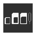 thumbnail image 5 of 4Pcs Universal Mobile Phone SIM to Micro/Standard Card Adapter Converter-White, 5 of 5