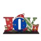 thumbnail image 1 of Decoración de mesa navideña, Feliz Navidad Muñeco de nieve Alegría Reno de Santa Creer Centro de mesa, Decoración de mesa navideña para fiesta, Decoración navideña, JAMW Sencillez, 1 of 5