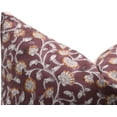 thumbnail image 4 of Fabdivine Handcrafted Duck Canvas Hand Block Print Pillow Cover, 24X24, Himachal, 4 of 5