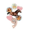 Mayflower Products Spirit Riding Free Party Supplies 9th Birthday Galloping Horse Balloon Bouquet Decorations