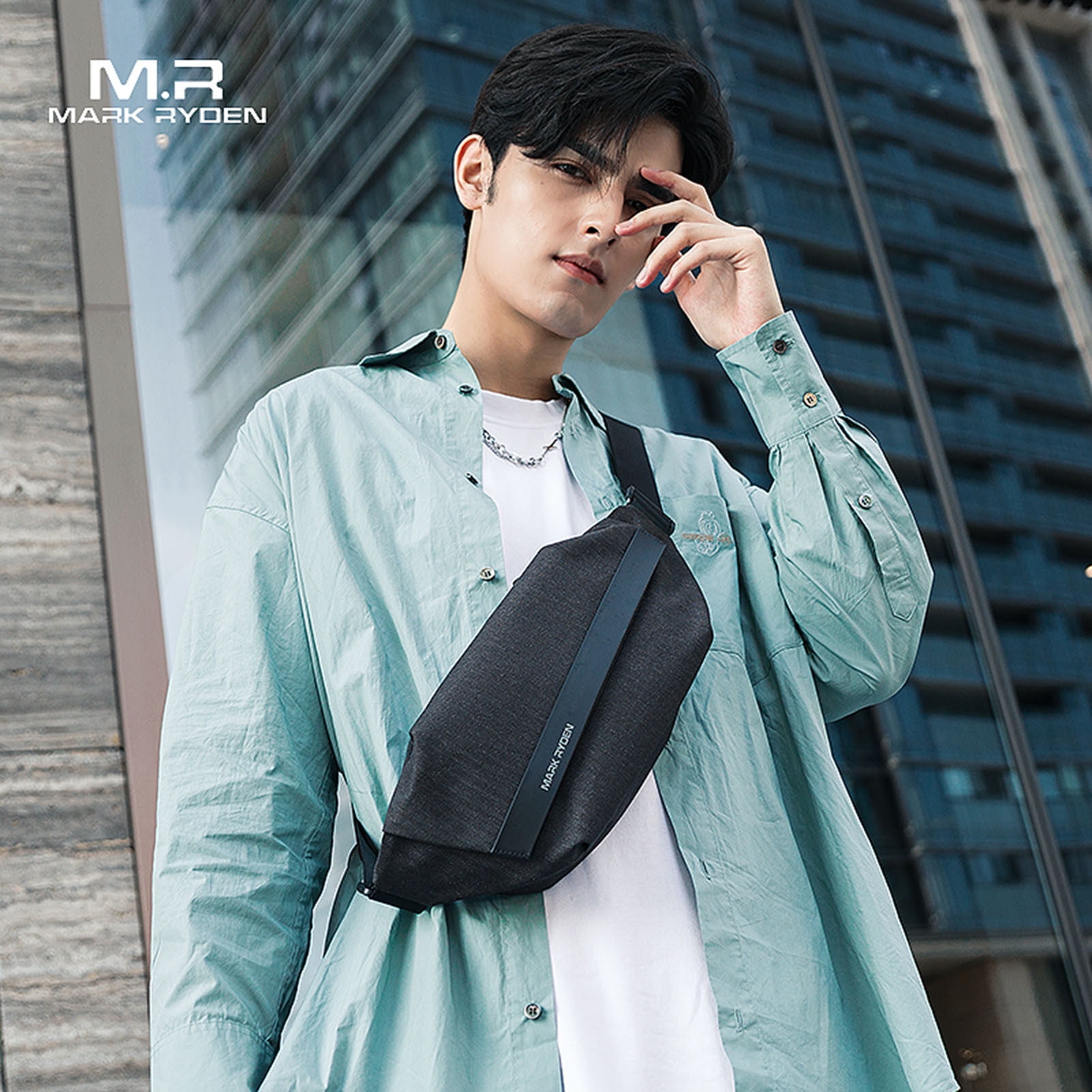 MARK RYDEN MR8331 Mark Ryden Magnetic Buckle Sling Bag Stylish