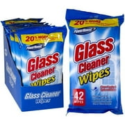 Delta Brands & Products Llc 50CT Glass Cleaner Wipe 16 Pack