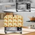 thumbnail image 5 of FOR U DESIGNS Pumpkin Print Microwave Oven Dust Cover Dustproof Small Appliance Covers Stain Resistant Microwave Oven Grill Covers Protector with Top Handle-L, 5 of 8