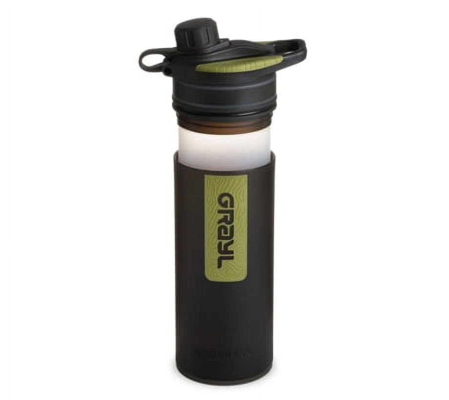 Grayl GeoPress Purifier Bottle, Black Camo, 24 oz,