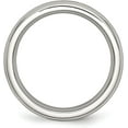thumbnail image 3 of Chisel Stainless Steel Polished 4.2mm December Teal CZ Ring - Ring Size 9.0, 3 of 8