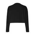 jtjvou Girls' Bolero Shrug Cardigan Jacket Long Sleeve Open Front Cute ...