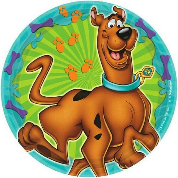 Scooby-Doo by Various Party Plates, Multicolor, 7", (8 Pack)