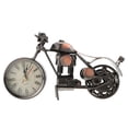 thumbnail image 1 of Vintage Clock Adornment Iron Crafts Motorcycle Clock Craft Office Desktop Ornament, 1 of 9