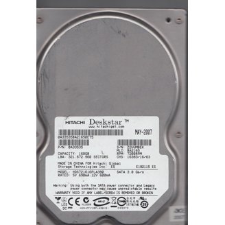 Disque Dur SATA Hitachi HTS543225L9SA00 MLC:DA2352 PN:0A73475 250 Go 2