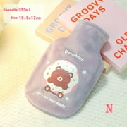 350ML Capacity Cartoon Washable Warm Hot Water Bag for Winter or Pain Relief