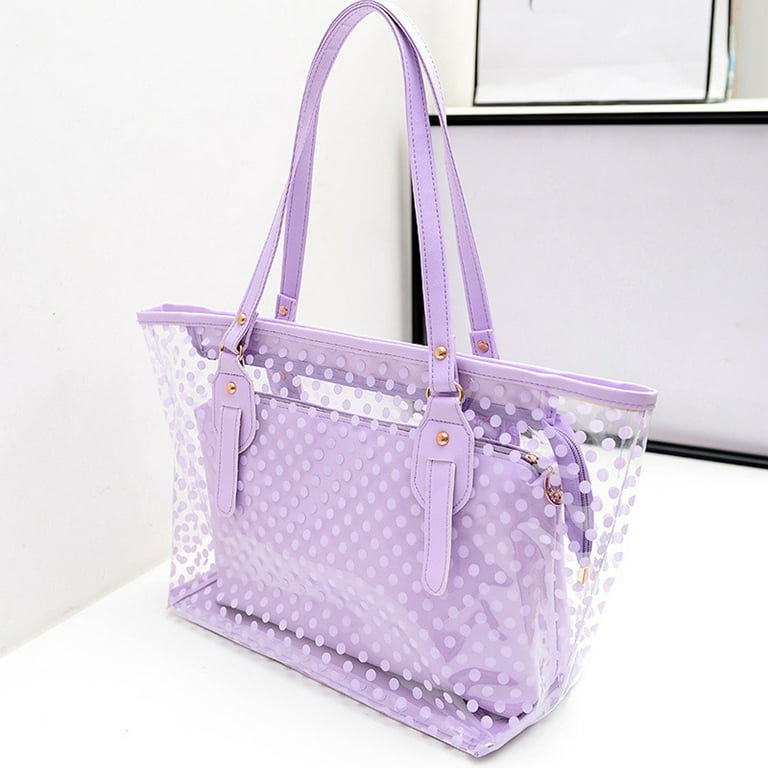 Cute clear store tote bags