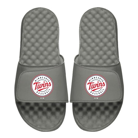 

Men s ISlide Gray Minnesota Twins Alternate Logo Slide Sandals