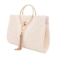 thumbnail image 2 of Bolso de mano de noche Baoblaze con borla cosméticos fiesta de boda Embrague de noche, 2 of 8