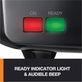 thumbnail image 6 of 4-Slice Belgian Waffle Maker: Stainless Steel, 5 Browning Levels, Audible Ready Beep, Removable Plates, 1200W, Silver/Black, Large Waffle Maker Family Size, Great for Family Breakfasts, 6 of 6