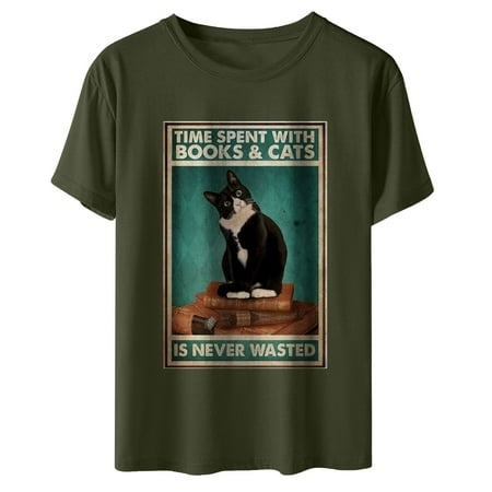 

Womens Shirt Tees Funny Short Sleeve T Shirt Cute Graphic Tshirt T shirt Tops Blouse Gift Plus Size Blouses Ladies Going Out Plus Size Tees Fall Winter Boho Tunic Tops Corset Tops women 2022