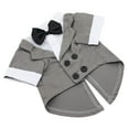 thumbnail image 1 of Accesorio de Disfraz Colco para Mascotas Pajarita de Esmoquin para Perros Gris-L, 1 of 8