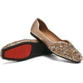 thumbnail image 4 of Women Flats ballet Rhinestone Dressy Casual Wedding Comfortable Shoe, 4 of 6