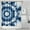 Blue Tie Dye, variant on Blue Tie Dye Mandala Pattern Shower Curtain 72"x84" ,Bathroom Decorative Shower Curtains Set with 12 Hooks,Modern Waterproof Washable Shower Curtain