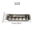 thumbnail image 6 of Lever-Style Ice Tray, 2 in 1 Stainless Steel Ice Making Mold, 6 of 6