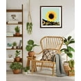 thumbnail image 3 of Art.com Pop Art Sunflower I Art Print by Jacob Green, Brown Frame Wall Art, 38" x 38", 3 of 4