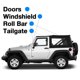 thumbnail image 2 of Tornillos Torx DENGXMXG para Wrangler CJ YJ LJ TJ 1976-2006 Reemplazo para Puertas Parabrisas Barra Antivuelco 20 PCS, 2 of 4