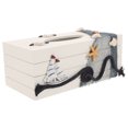 thumbnail image 4 of Miangastore Nautical Paper Napkins Cover Multi Wood 1Pcs For Restaurant, 4 of 8