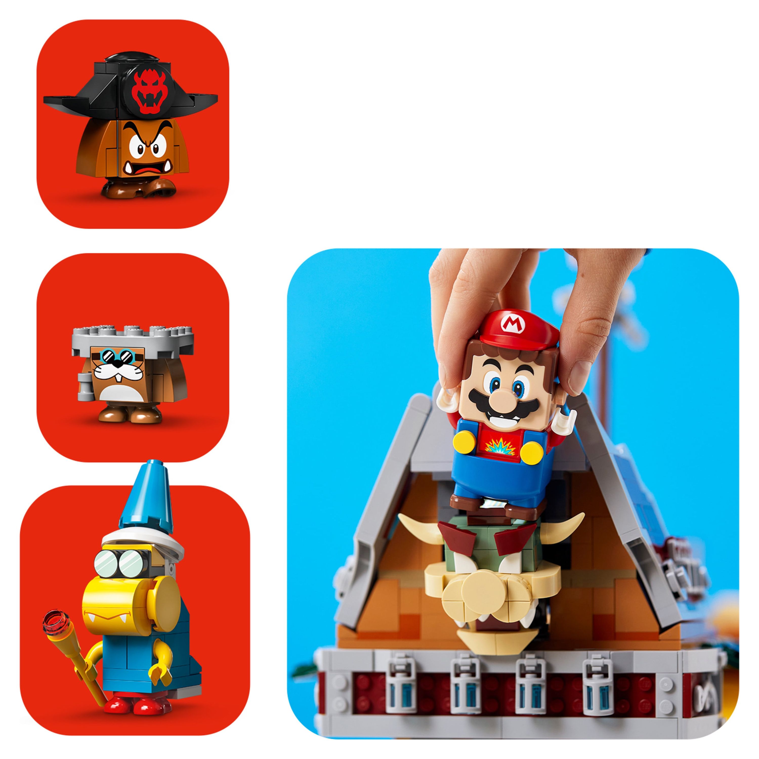 LEGO Super Mario Bowser’s Airship Expansion Set 71391 Building Toy for Kids (1,152 Pieces) - image 5 of 7