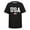 v#5Black40, variant on Men'S Tee Classic U.S.A. Letter & American Flag Print Casual Short Sleeve Crew Neck Breathable For 4th Of July Picnic In The Park Soft Tops,Red,S