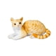 thumbnail image 5 of Gato de peluche gatito de juguetes pellintos decoración de la habitación para niños de la habitación de los niños realistas huggables de cola larga de Amarillo de 30 cm, 5 of 9