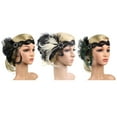 thumbnail image 4 of Casque Femme Vintage Pompon Fausse Plume Partie Bandeau Rabatteur Bandeau, 4 of 6