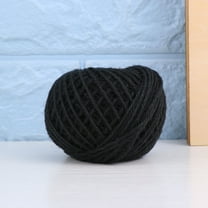 QIFULL Colored Paper Rope Black Jute Twine for Crafts Sewing Wrapping and Home Decor