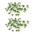 thumbnail image 1 of 2X 2M Plantas Artificiales Largas Hojas de Hiedra Verde Vid de Uva Artificial Hoja Falsa de Partenciscisus, Decoracion de Casa Boda Y Bar, Seccion de Enredadera, 1 of 5