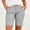 *Gray, variant on Women's High Waist Stretch Shorts,Casual Office Shorts with Pockets Khaki,Women's Plus XL