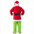 thumbnail image 4 of Disfraz de Grinch de monstruo peludo verde explosivo de Halloween, Papá Noel con trajes de pantalón, ropa de juego al por mayor, 4 of 4