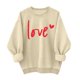 thumbnail image 1 of Tops de Manga Larga de las Mujeres Casual con Impresión de Moda, Sudadera de Cuello Redondo para Invierno Primavera Diaria, 1 of 3