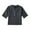 Dark Gray, variant on Boys Girls Button Up Henley Shirt Short Sleeve Lightweight Summer Cotton Linen Dress Shirts Tees Tops with One Pocket