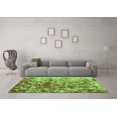 thumbnail image 3 of Ahgly Company Indoor Square Abstract Green Modern Area Rugs, 8' Square, 3 of 4