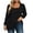 Black, variant on Plus Size Square Neck Tops for Women Fashion Casual Long Sleeve Shirts Soft Loose Fit Basic Tees Fall Clothes(Blue,XX-Large)