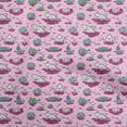thumbnail image 1 of oneOone Georgette Viscose Rose Pink Fabric Beach Sewing Craft Projects Fabric Prints By Yard 42 Inch Wide, 1 of 4