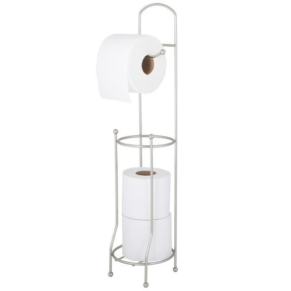 Bath Bliss Toilet Paper Holder and Dispenser in Satin Nickel
