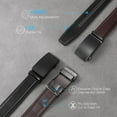 thumbnail image 4 of SENDEFN 2 Pack Ratchet Belt for Men,Mens Leather Belt in Gift Set Box for Dress Casual,Size Adjustable Trim to Fit, 4 of 8