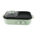 thumbnail image 1 of 1300W Electric Cooker Nonstick Dual Sided Hot Pot, Multifunctional Electric Hot Pot Frying Cooking Pot for Indoor Outdoor Use Convenient Design, 1 of 8