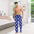 thumbnail image 7 of FREEAMG Men's Cotton Pajama Pants Lounge Sleep Pants Soft Sleepwear Pajama Bottoms with Pockets, 7 of 7
