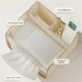 thumbnail image 6 of Lilixerw Tissue Box Cover,Refillable Wipes Dispenser with Lid,Modern Desktop Tissue Box Holder Napkin Organizer Container for Bathroom Car Office, 6 of 6