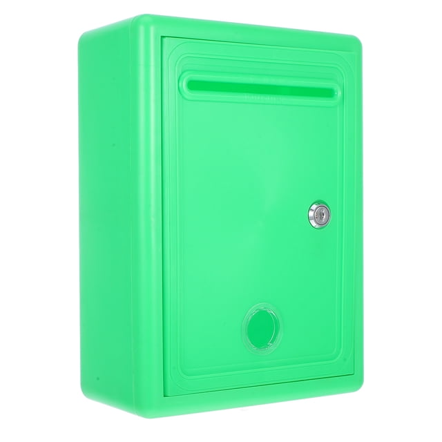 Secure Suggestion Box With Lock And Slot Wall Mounted Donation Box For Office - Collection Box Feedback Donations Box