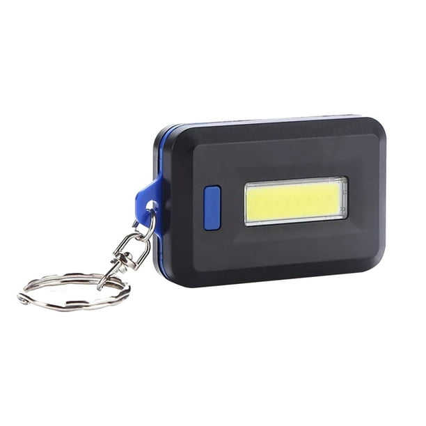 Mini linterna portátil Senderismo Lámpara de iluminación de trabajo 3 modos Antorcha de bolsillo COB LED Llavero Antorcha para acampar