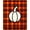 Orange, Pattern 3, variant on ODIKA 6'x9' Machine Washable Non-Slip Area Rug, Harvest Plaid Patchwork with Pumpkin Outline and Rustic Leaves Motif High Traffic Rug, Orange, 604907